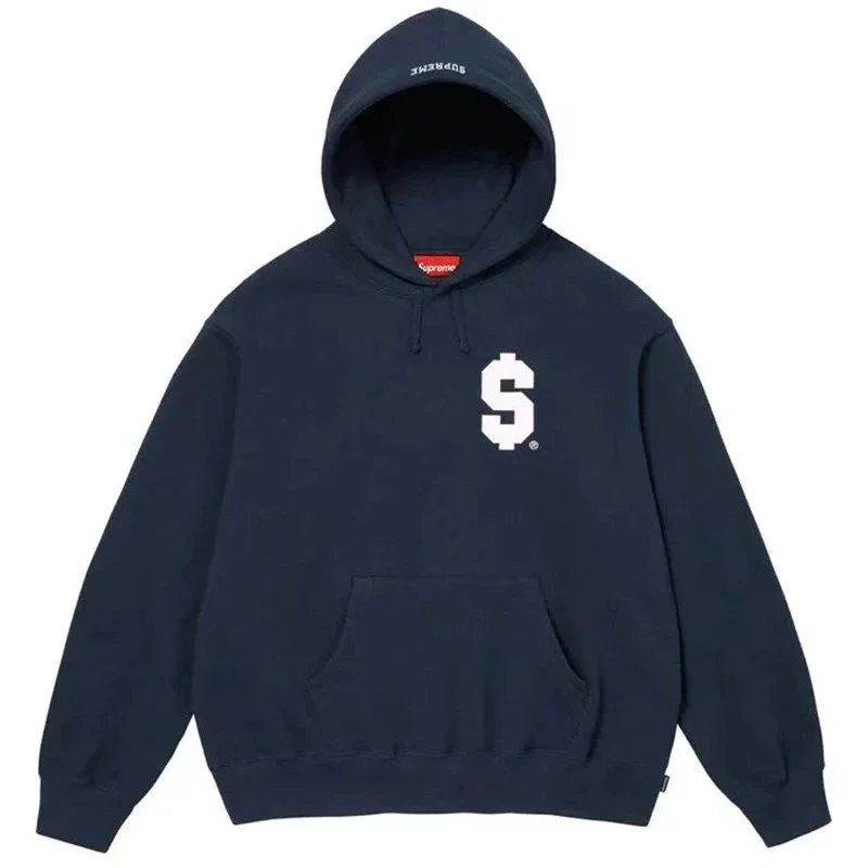 Supreme Dollar Sign Hoodie Navy