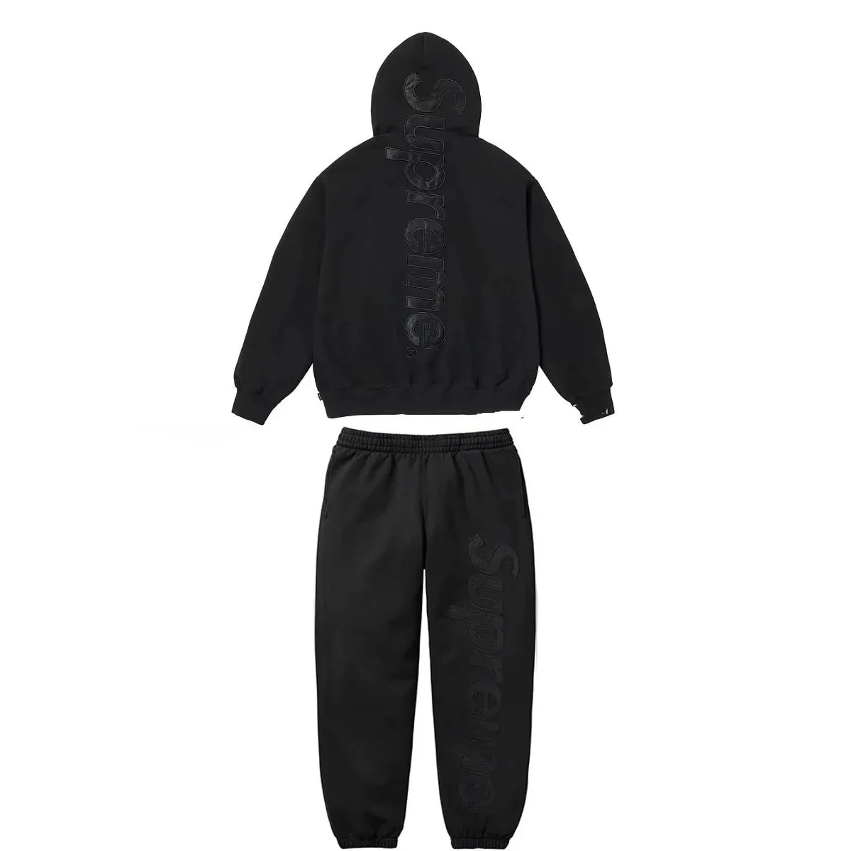 Supreme x The North Face Black Hoodie & Sweatpants Set
