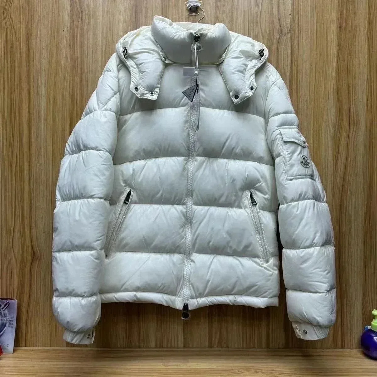 Moncler Maya White Puffer Jacket