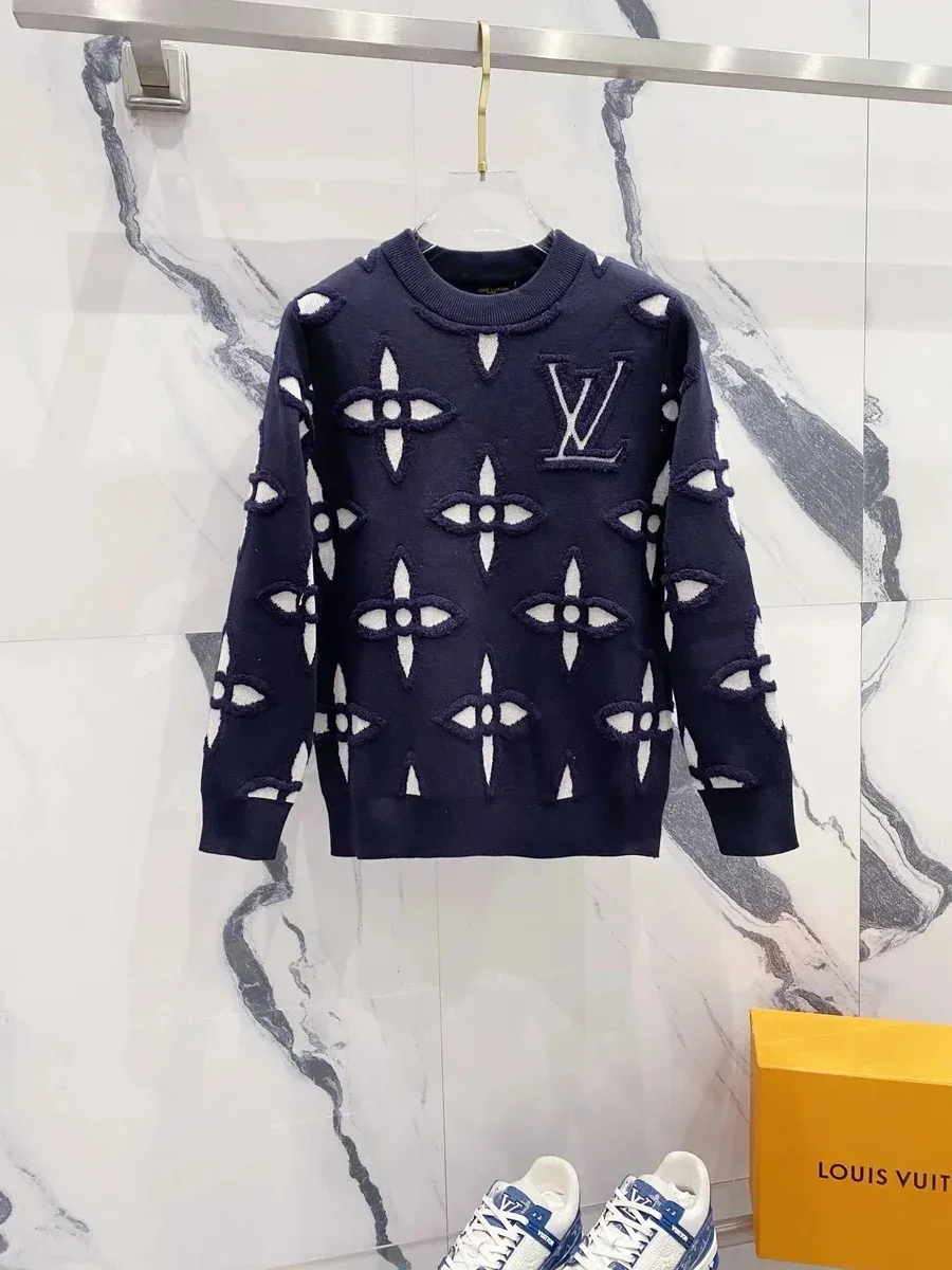 Louis Vuitton Tabi Crewneck Knitwear - Navy