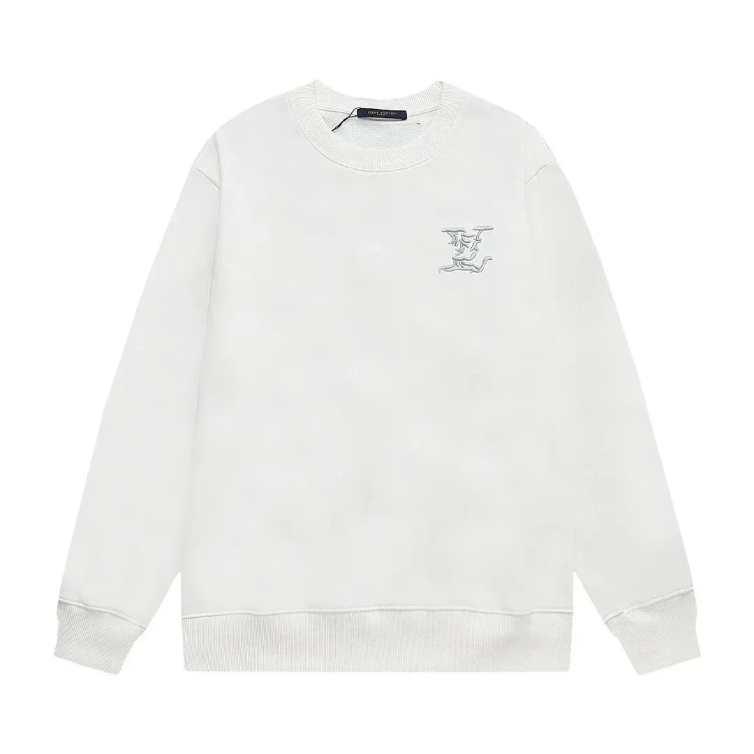 Tommy Hilfiger Classic Logo Embroidered White Sweatshirt