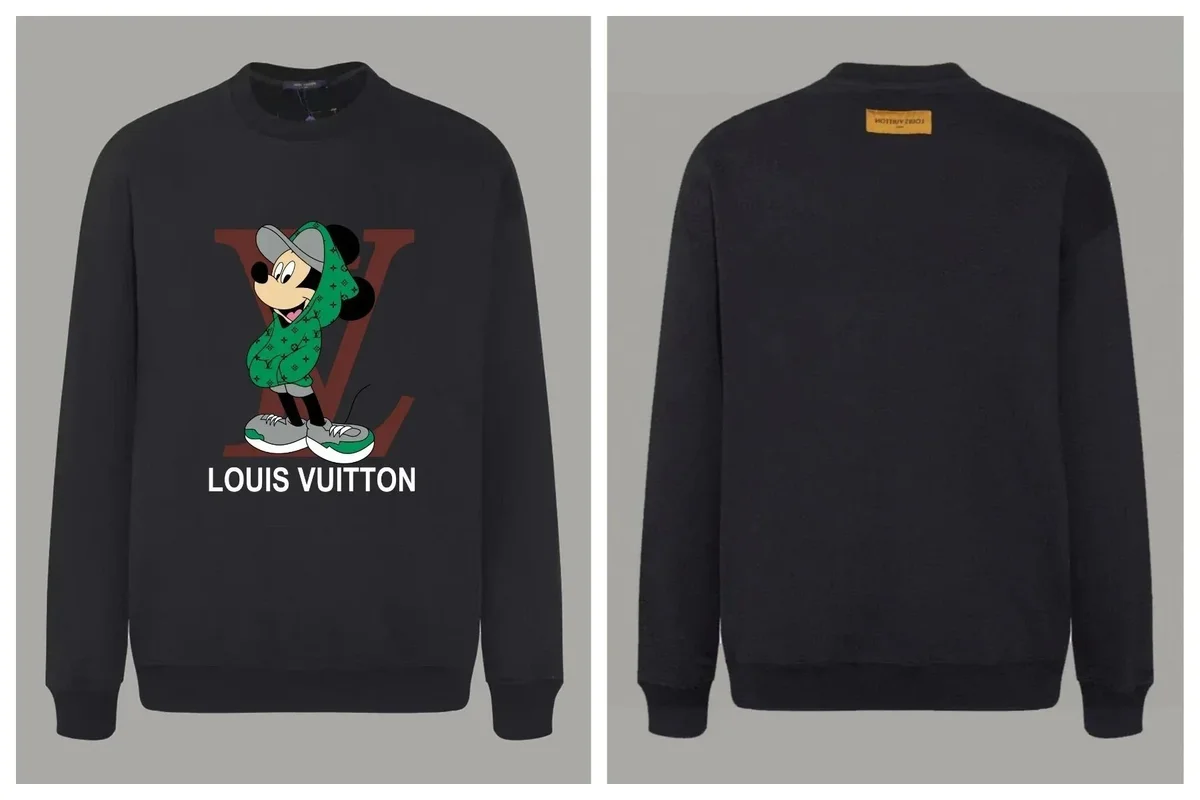 Louis Vuitton Mickey Mouse Graphic Crewneck Sweatshirt