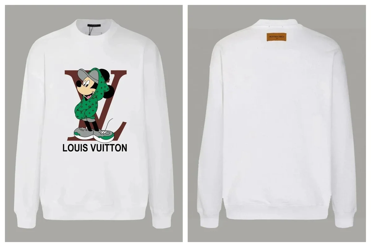 Louis Vuitton Mickey Mouse White T-Shirt