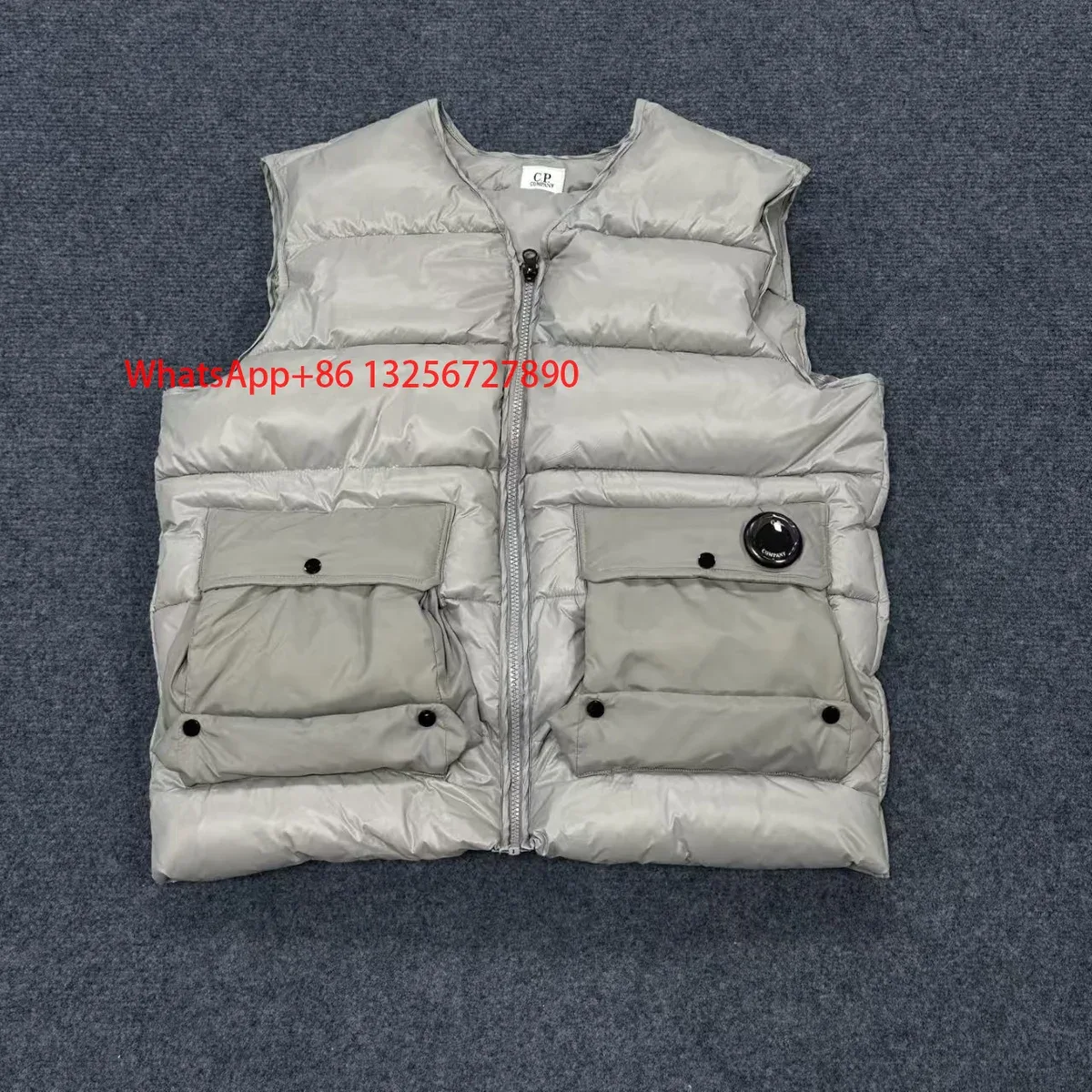 CP Company Goggle CP Silver Grey Vest