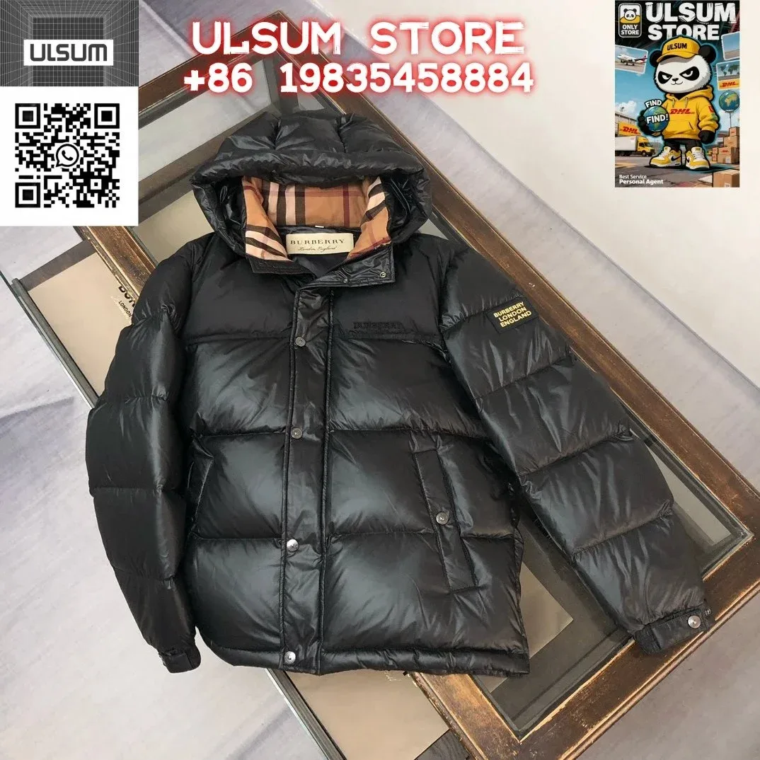 Burberry Black Classic Parka