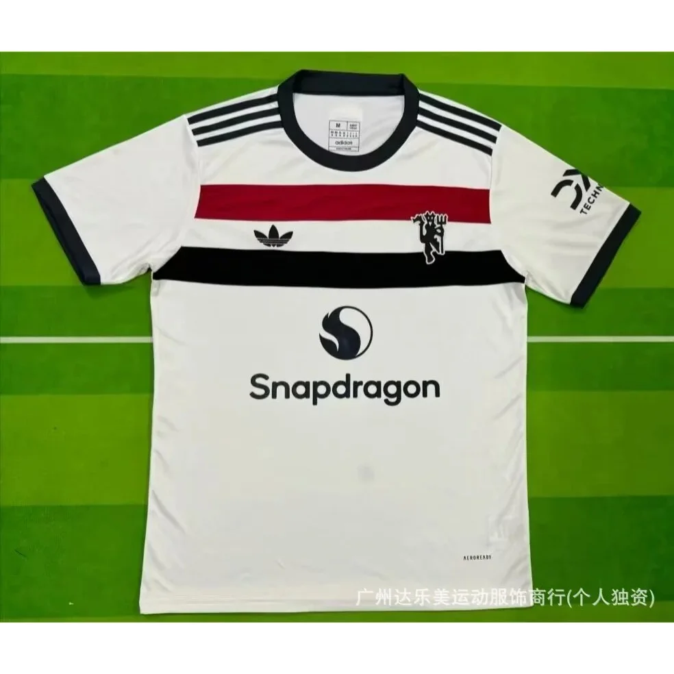 Adidas Manchester United Away Jersey White/Red Black