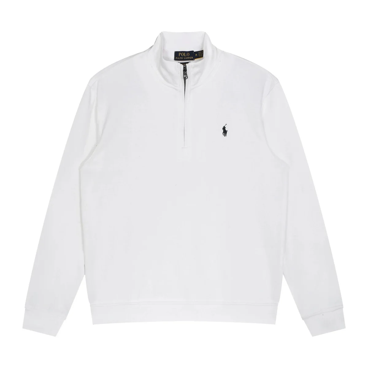Polo Ralph Lauren Quarter-Zip White Top