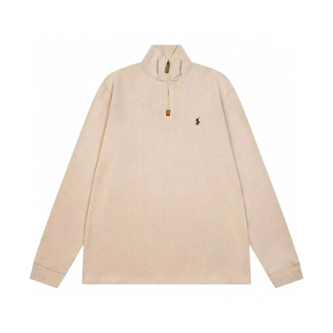 Polo Ralph Lauren Beige Half-Zip Sweater