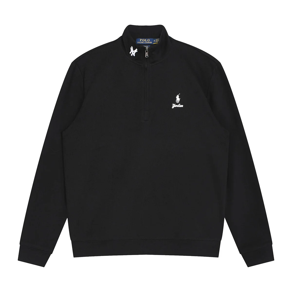 Polo Ralph Lauren Yankees Black Half-Zip Sweatshirt
