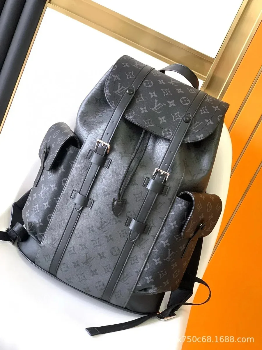 Louis Vuitton Neverfull Monogram Backpack Black