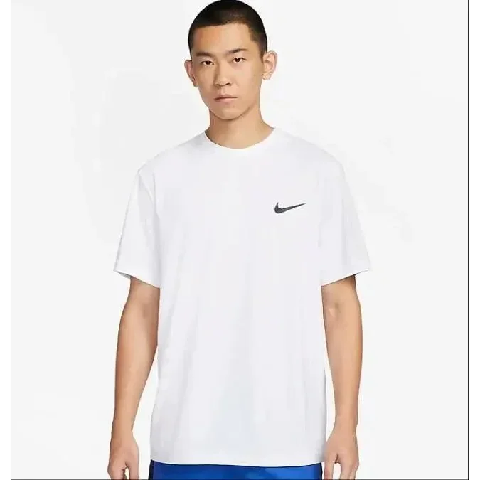 Nike White Swoosh T-Shirt