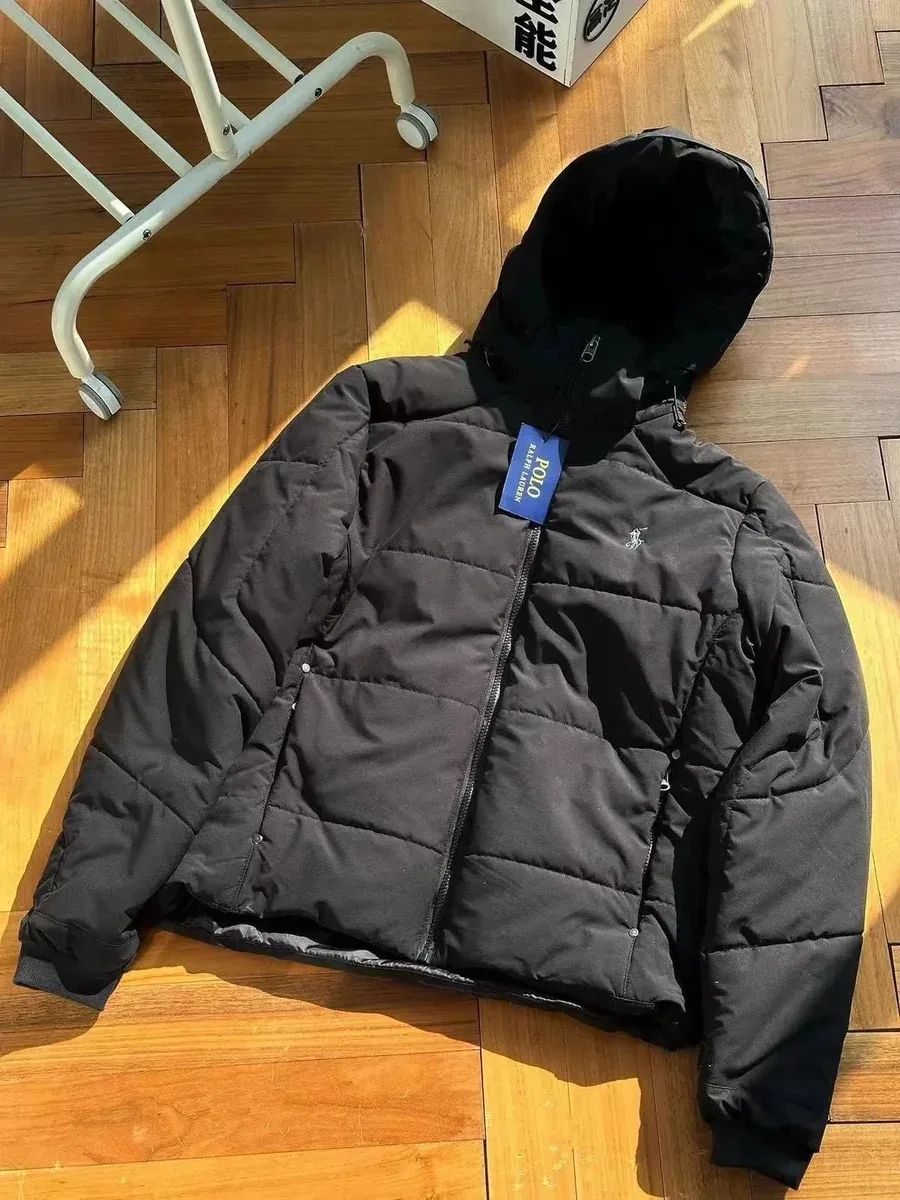 Polo Ralph Lauren Quilted Jacket Black Parka