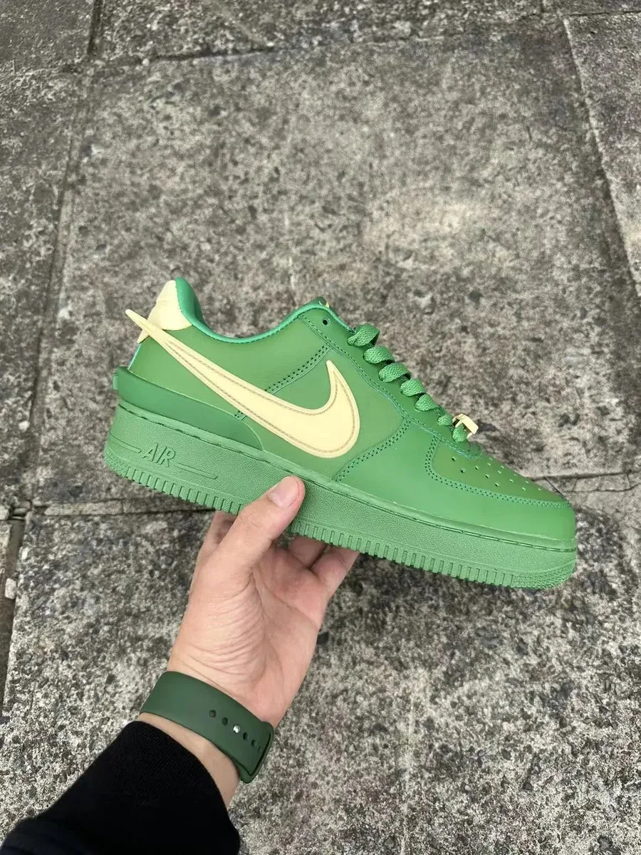 Nike Air Force 1 Olive Green Sail Sneakers