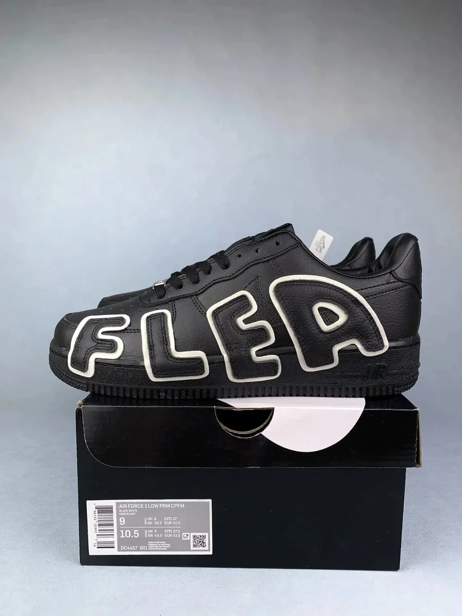 Nike Air Force 1 Low '07 FLEA Black Sneakers