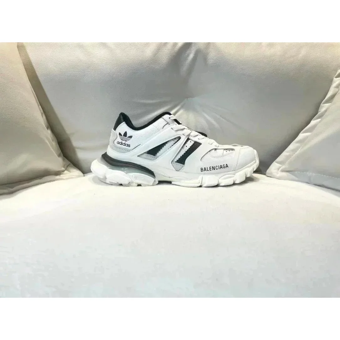 Balenciaga Adidas Track.3.0 White/Black Sneakers