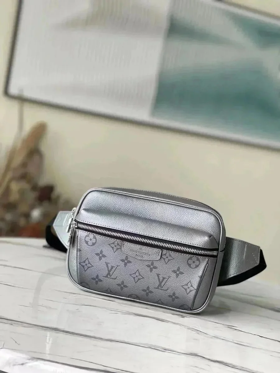 Louis Vuitton Monogram Belt Bag Silver