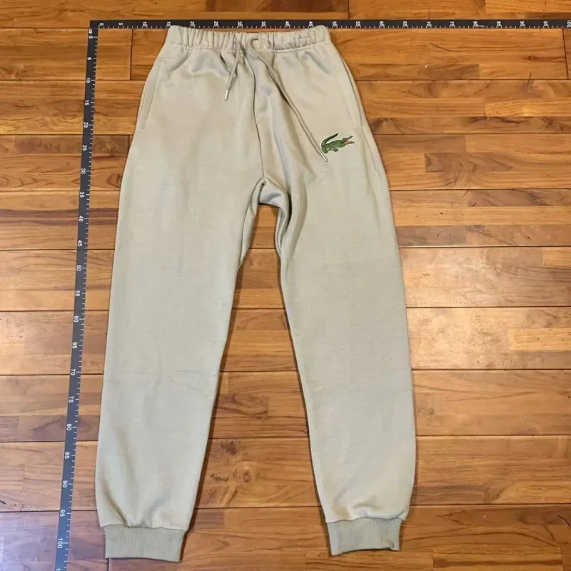 Lacoste Beige Crocodile Sweatpants