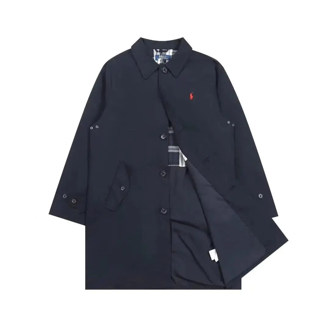 Polo Ralph Lauren Navy Classic Coat