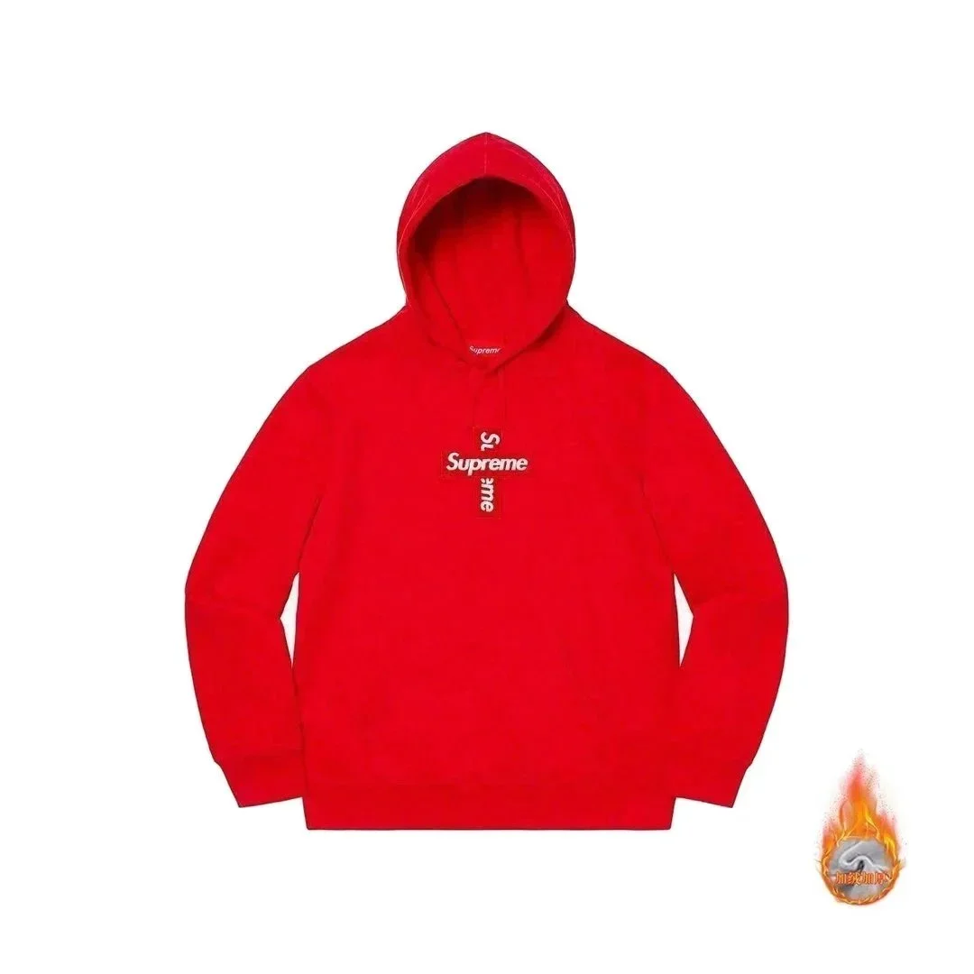 Supreme Red Cross Hoodie