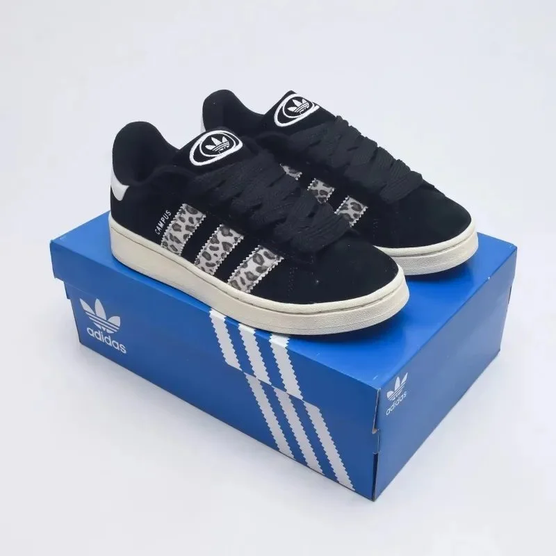 Adidas Campus 22 Black Leopard Sneakers