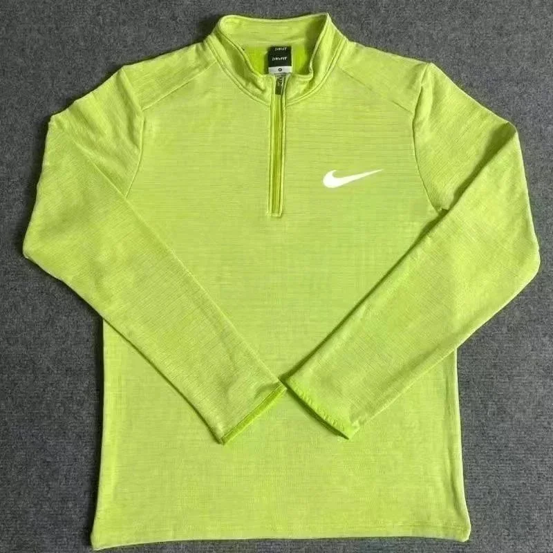 Nike Air Therm-FIT Lime Green Long Sleeve Top