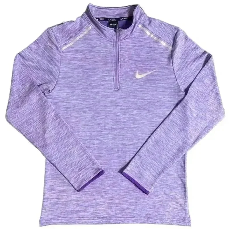 Nike Air Element Purple Long Sleeve Top