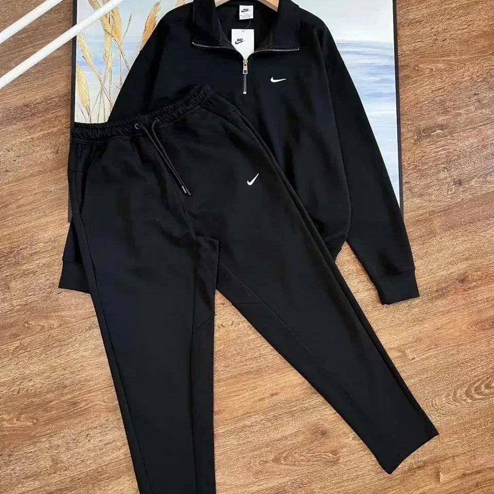 Nike Black Track Suit Set