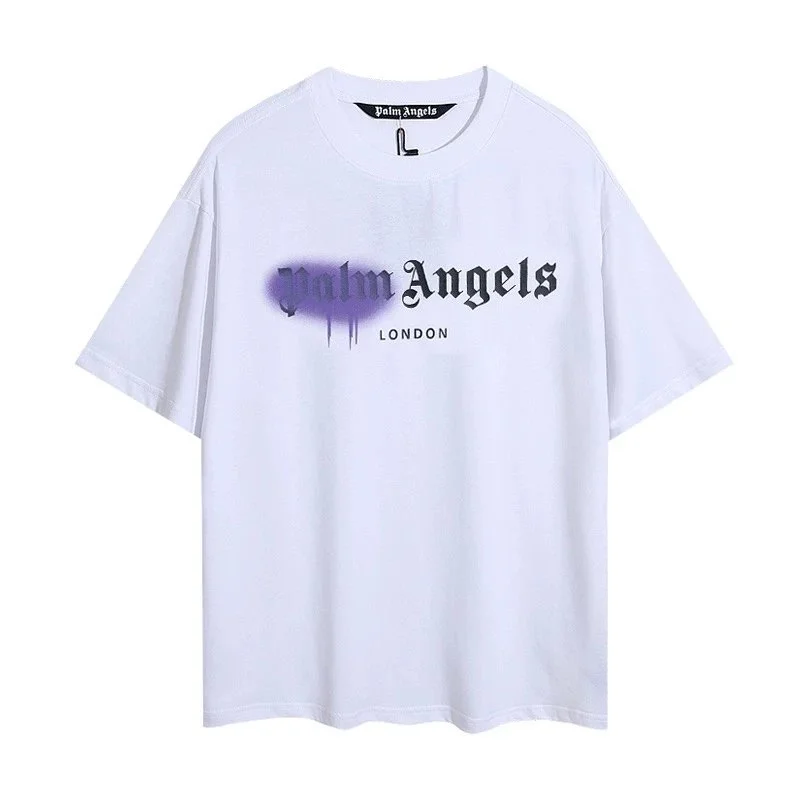 Palm Angels White 'LONDON' T-Shirt