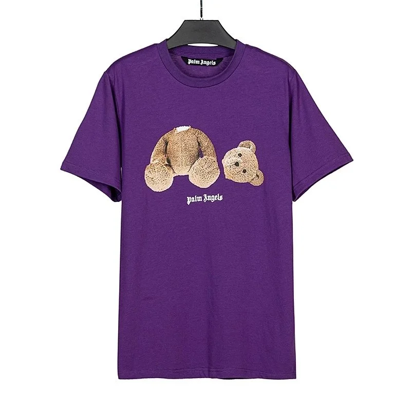 Palm Angels Bear Purple T-Shirt