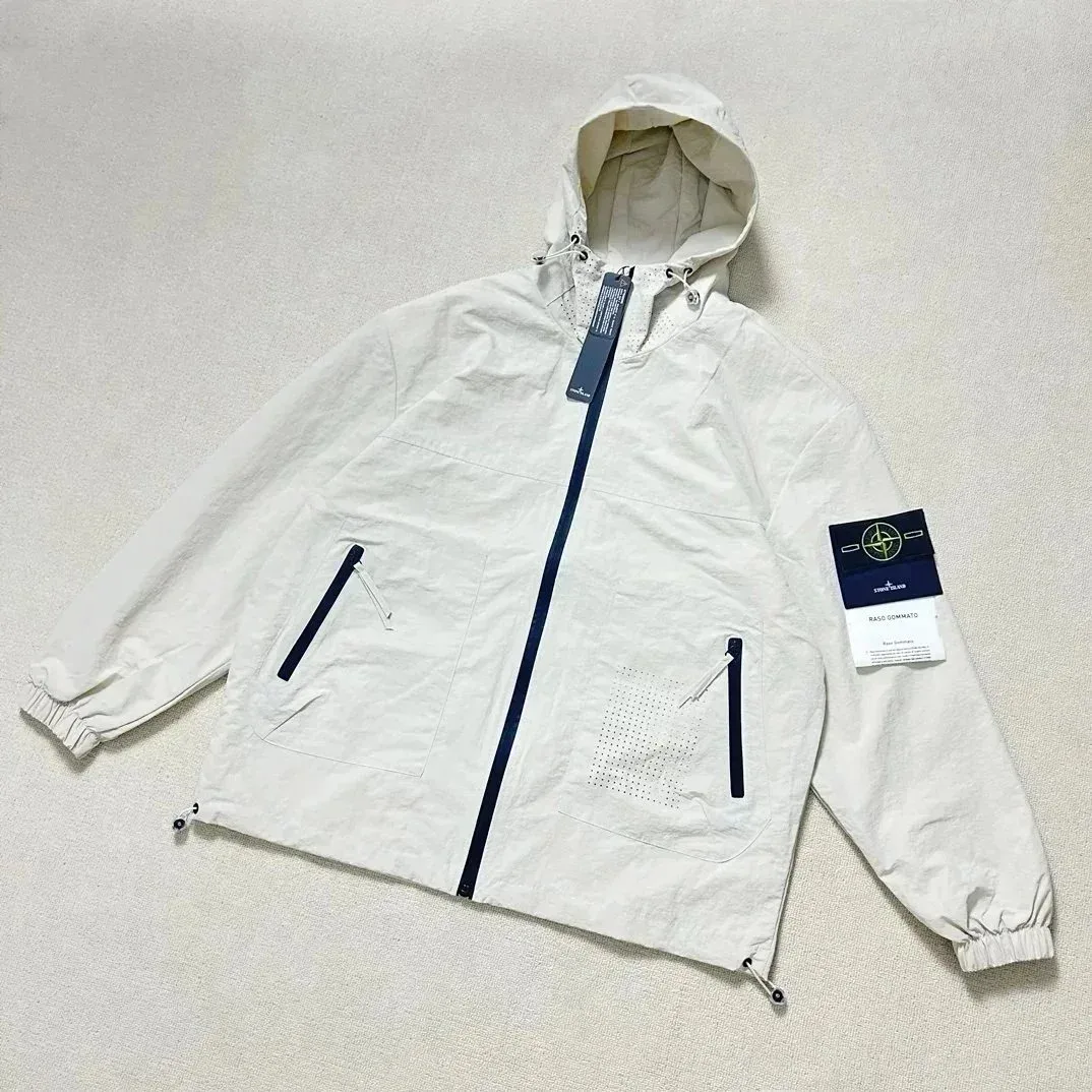 Stone Island Shadow Project Raso Gommato Hooded Jacket