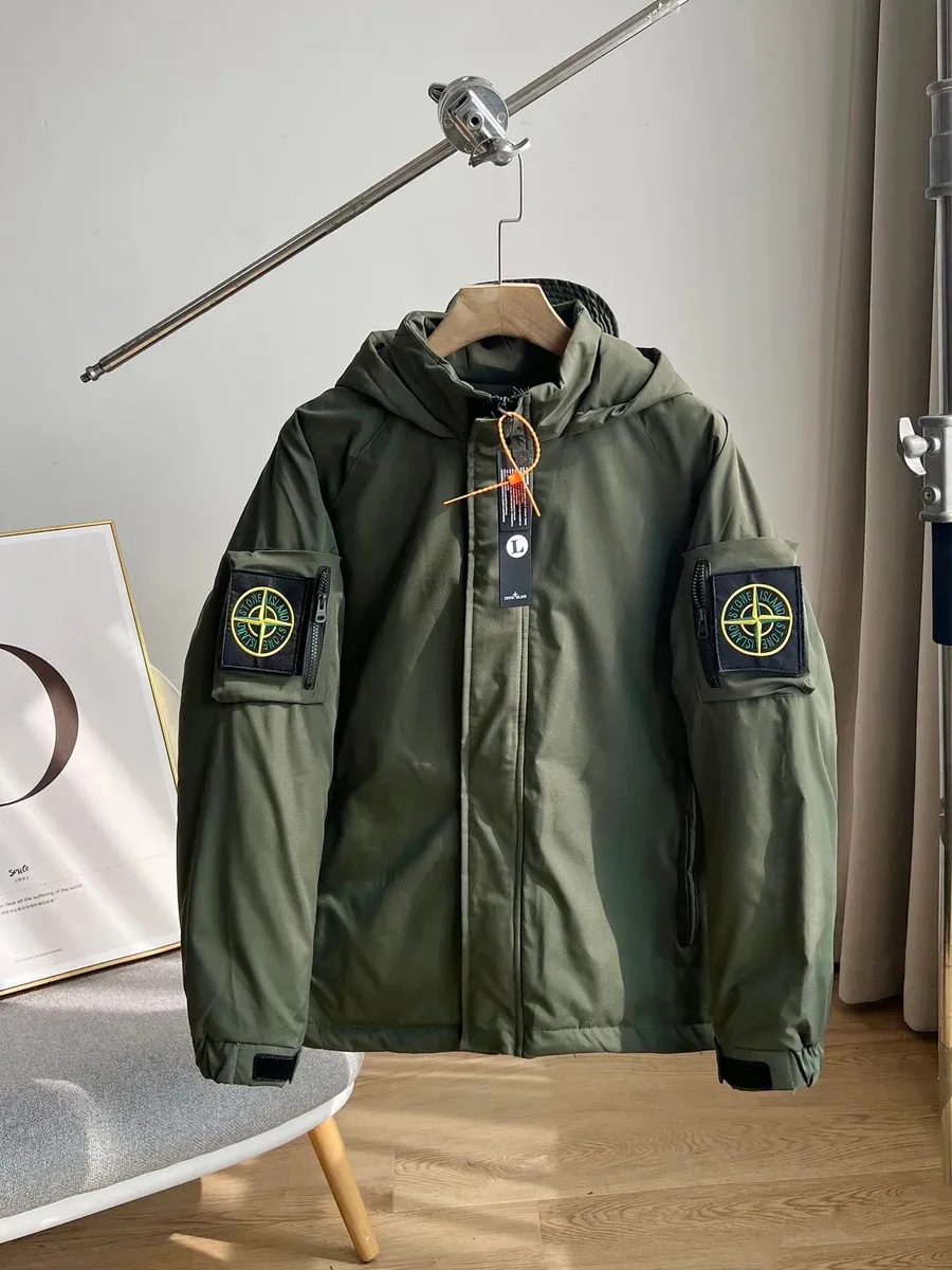 Stone Island 68-15 Olive Green Parka