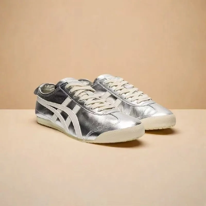 Onitsuka Tiger Mexico 66 Silver Metallic Sneakers