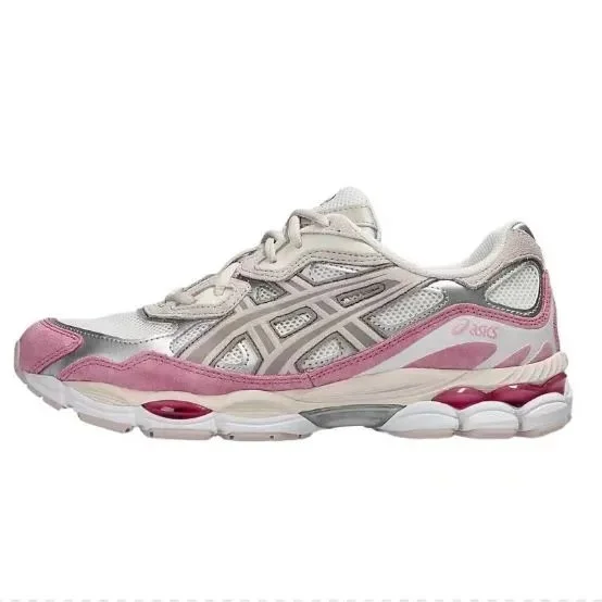 ASICS Gel-Nimbus 24 Pink & Silver Sneakers