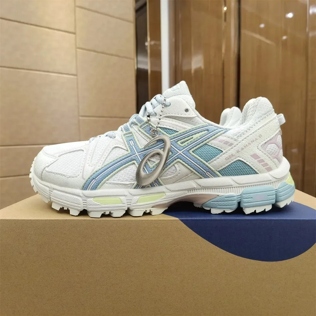 ASICS Gel-Kahana 30 White/Light Blue Sneakers