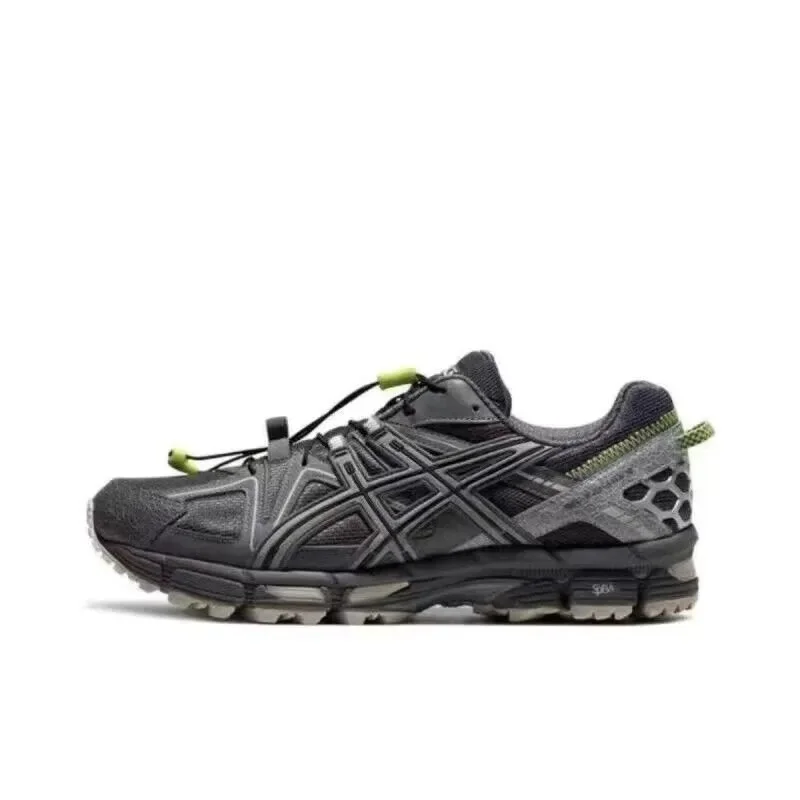 ASICS GEL-KAYANO 16 Black Grey Trail Sneakers