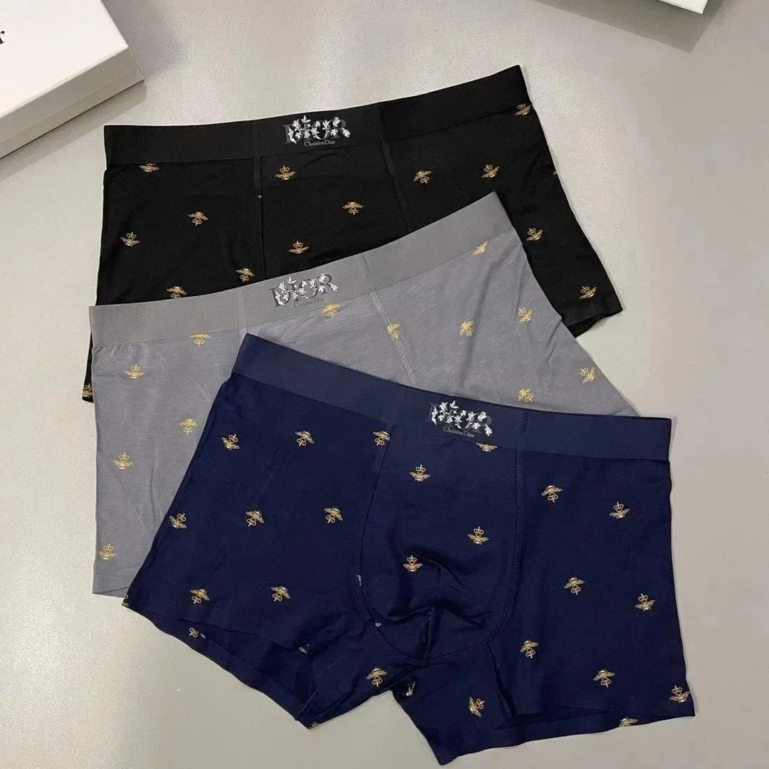 Christian Dior Bee Print Boxer Briefs