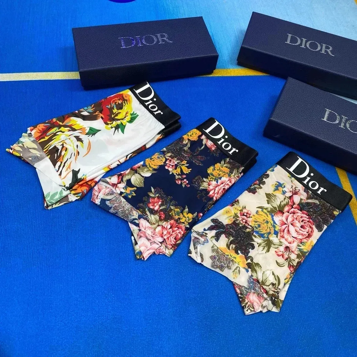 Dior Floral Print Boxer Shorts