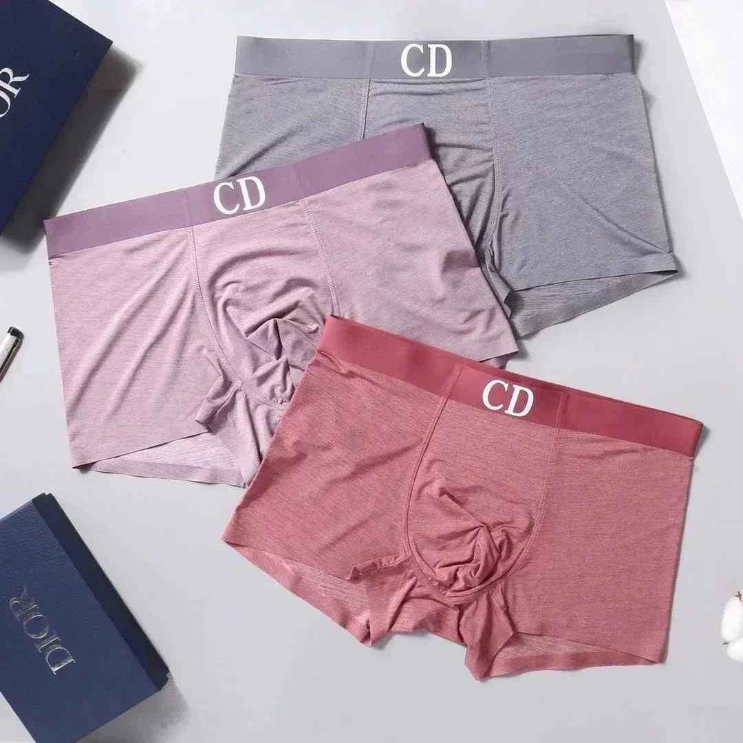 Dior CD Boxer Briefs Solid Color Underwear