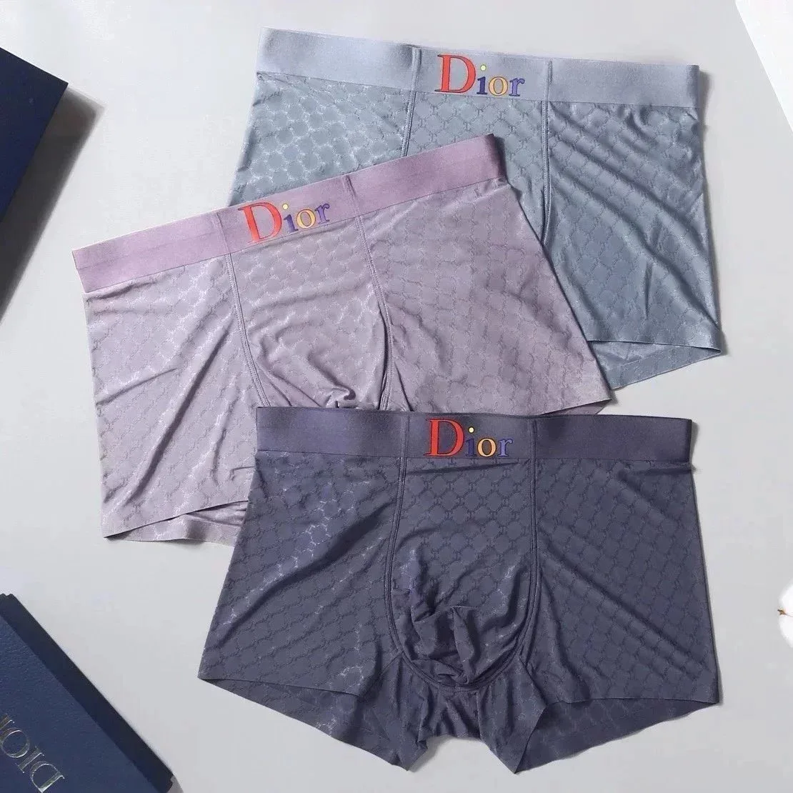 Dior Classic Logo Boxer Briefs Set