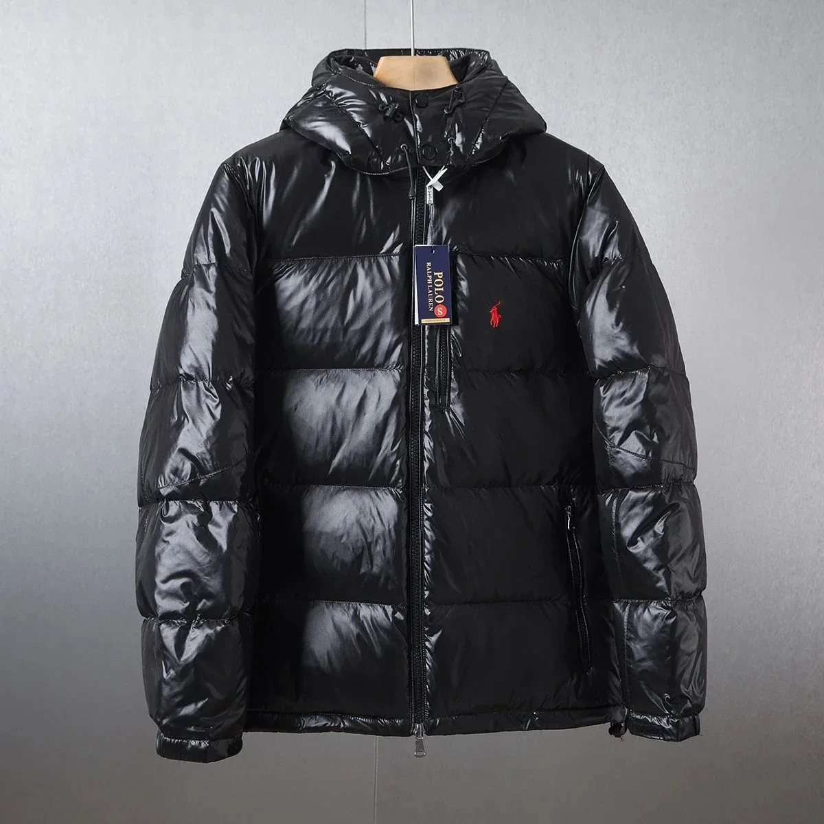 Polo Ralph Lauren Black Glossy Parka AN-06