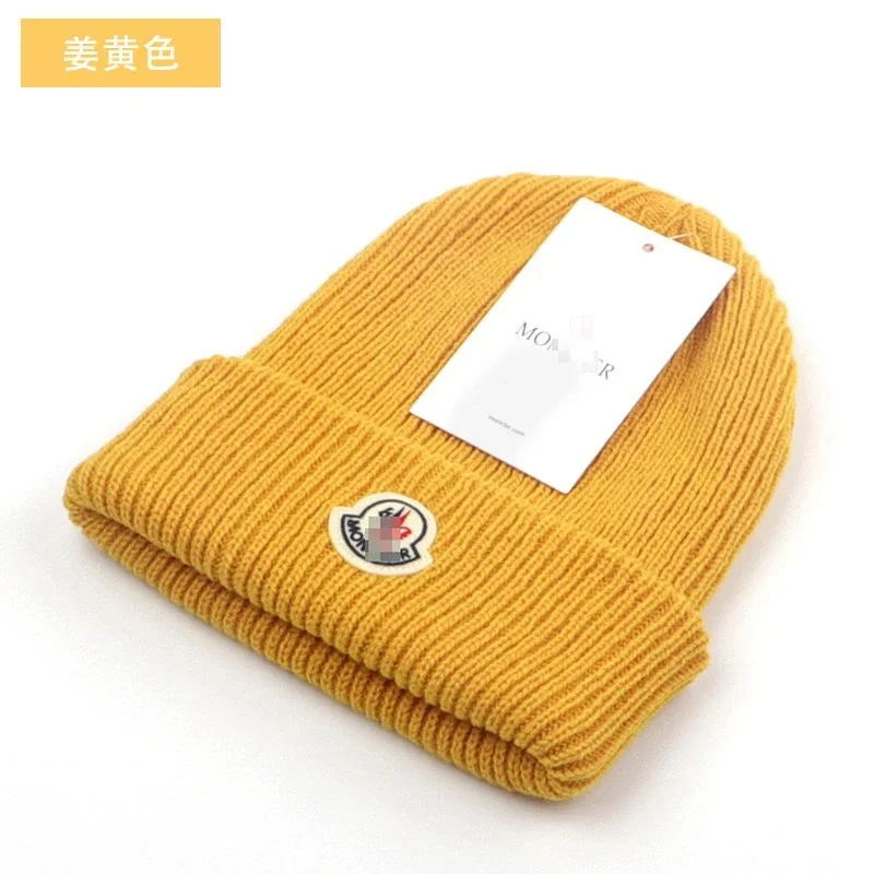 Moncler Ginger Yellow Beanie Hat