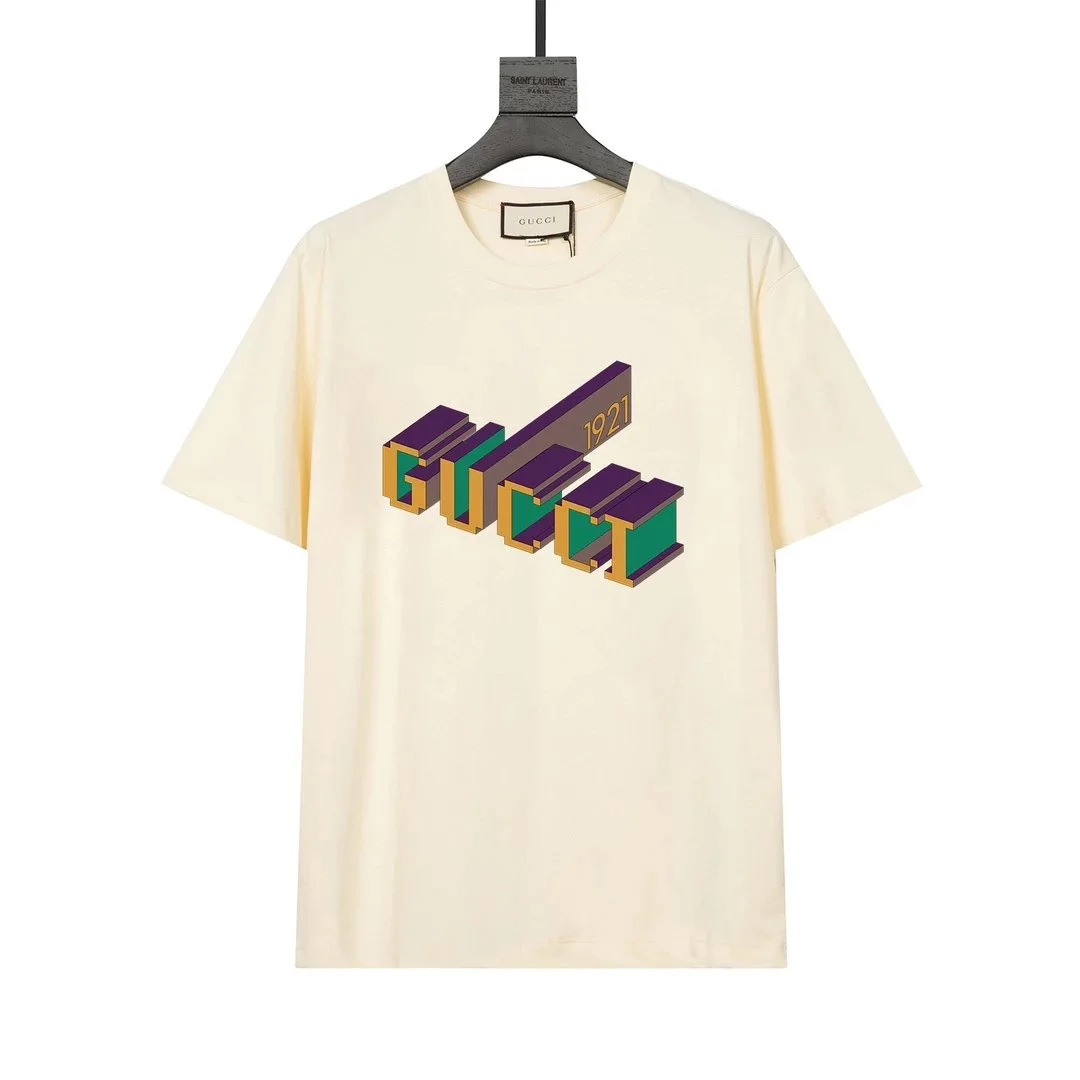 Gucci 02米黄 Logo T-Shirt