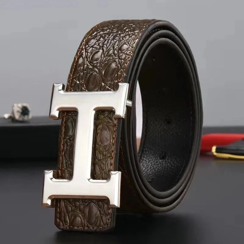 Hermès 15 Crocodile Belt Men's Accessory