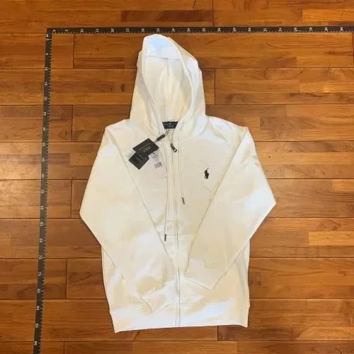 Polo Ralph Lauren White Polo Bear Hoodie