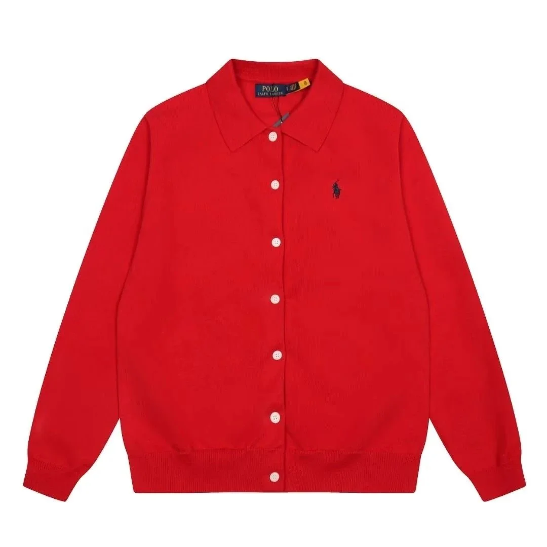 Ralph Lauren 33毛衣 Red Cardigan