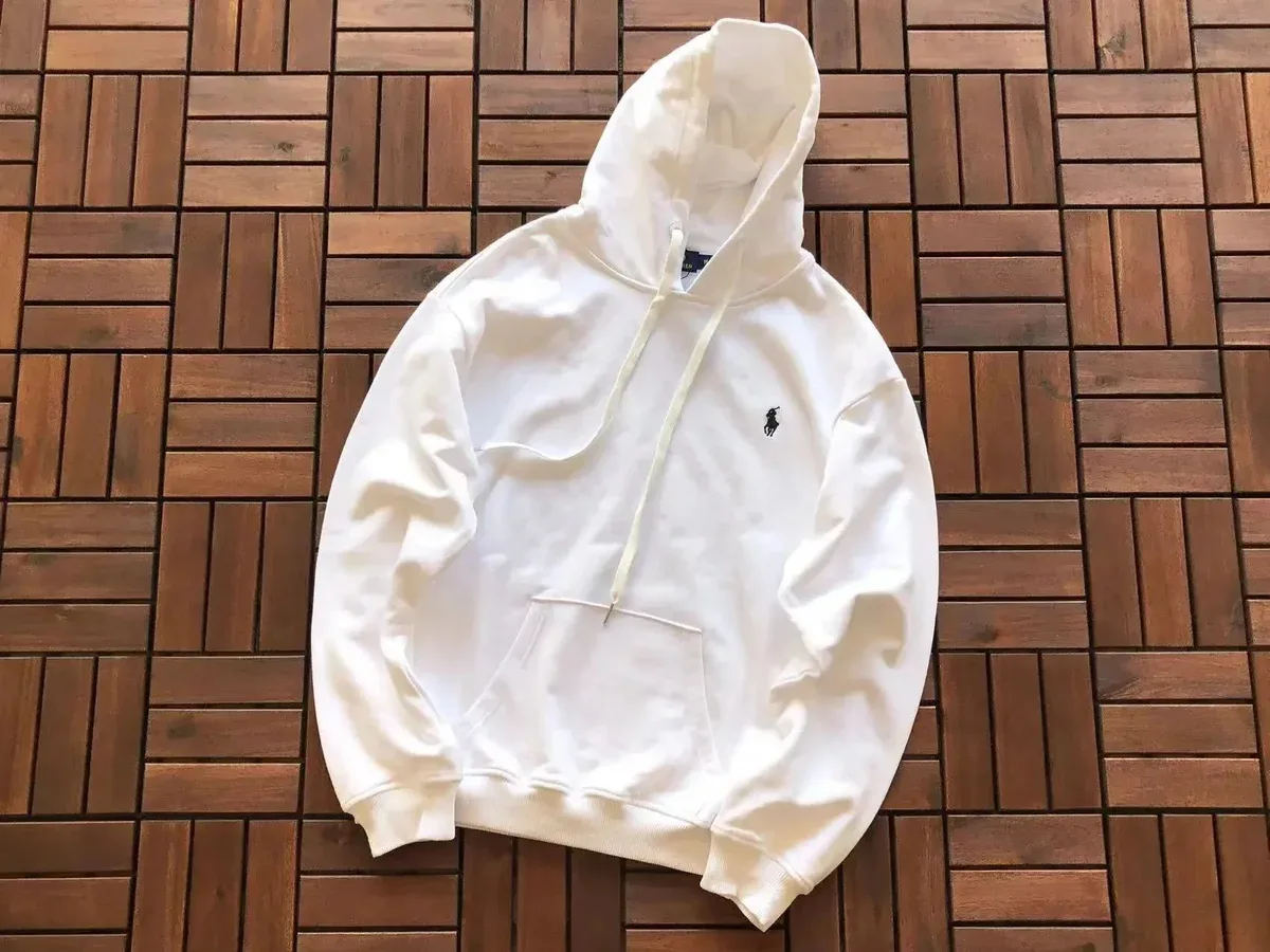 Polo Ralph Lauren White Pony Hoodie