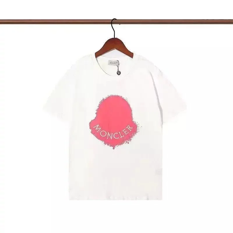 Moncler White Pink Monogram T-Shirt