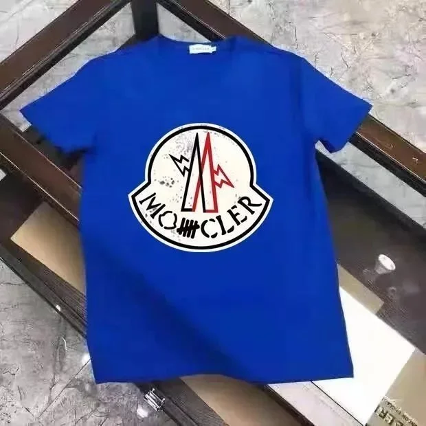 Moncler Royal Blue Logo T-Shirt