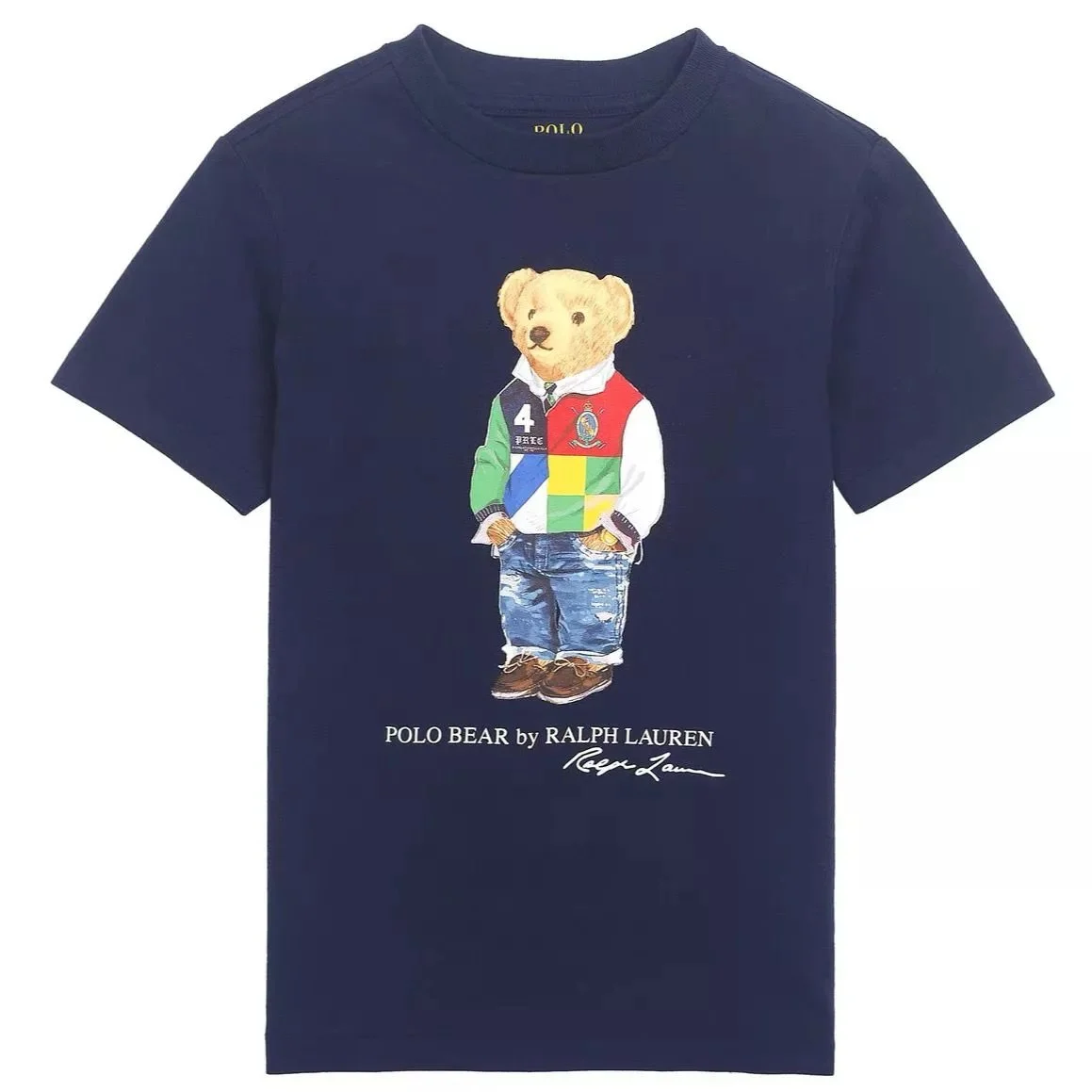 Ralph Lauren Polo Bear Navy Blue T-Shirt
