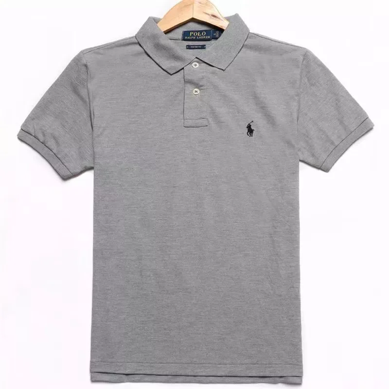 Polo Ralph Lauren Classic Logo Grey Polo Shirt